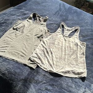 Med Zyia active grey and white camo tanks